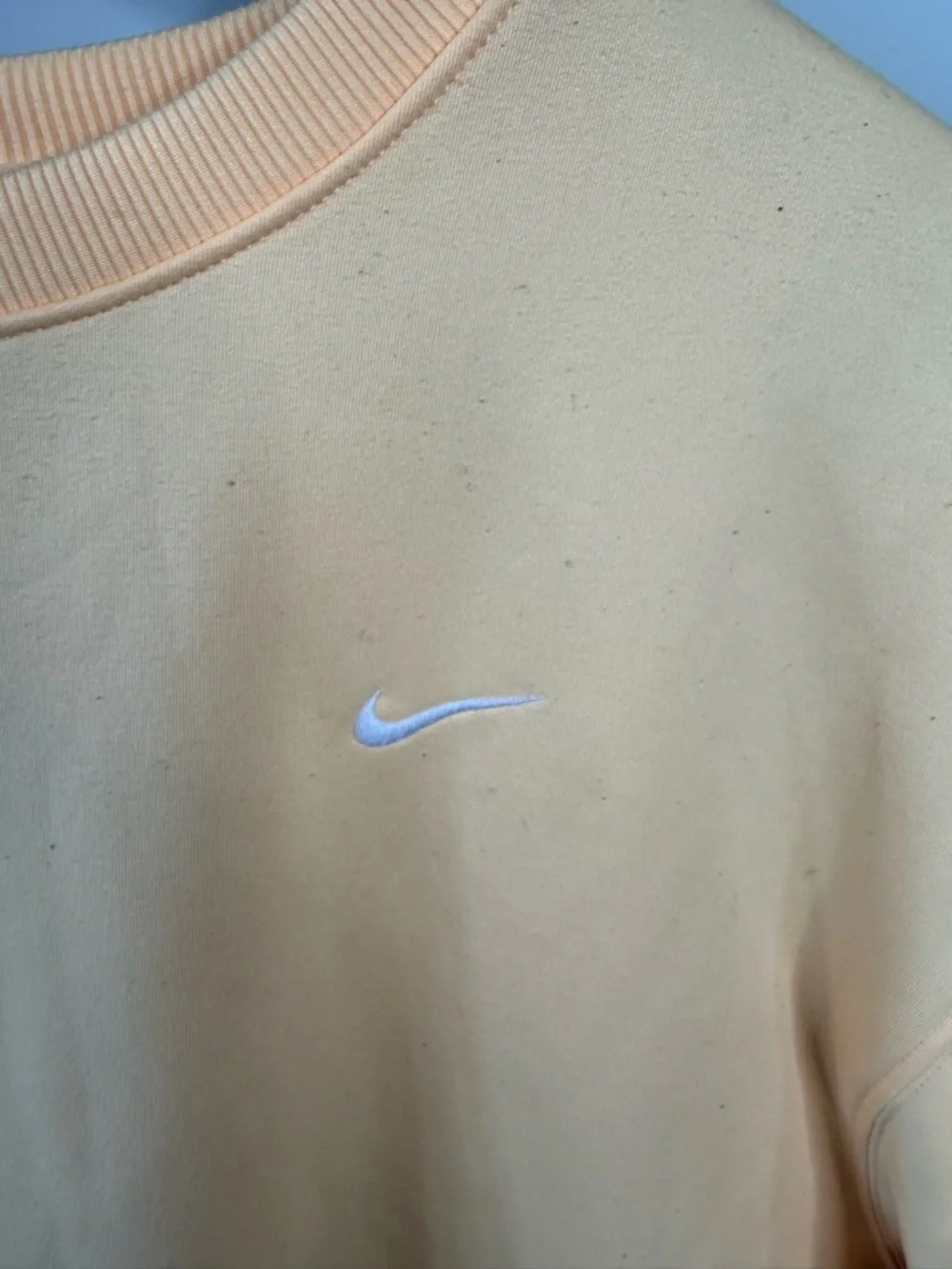 Nike soft yellow Crewneck Sweatshirt